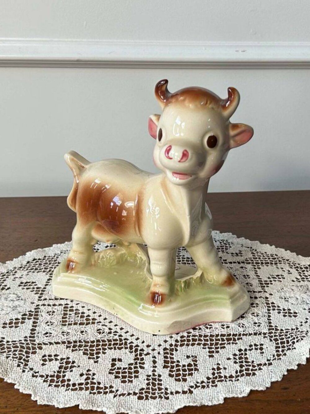 Vintage Rempel Milky the Cow ceramic figurine